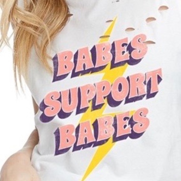 Babes Support Babes Tank Top - Picture 1 of 7